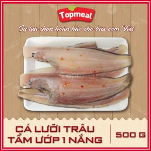 Cá lưỡi trâu tẩm ướp 1 nắng (500g) - Thích hợp với các món nướng, chiên, rim - [Giao nhanh TPHCM]